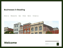 Tablet Screenshot of businessesinreading.com